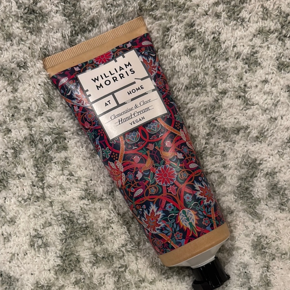 William Morris At Home Luxury Scented Hand Cream Clementine Clove NWT 3.38oz